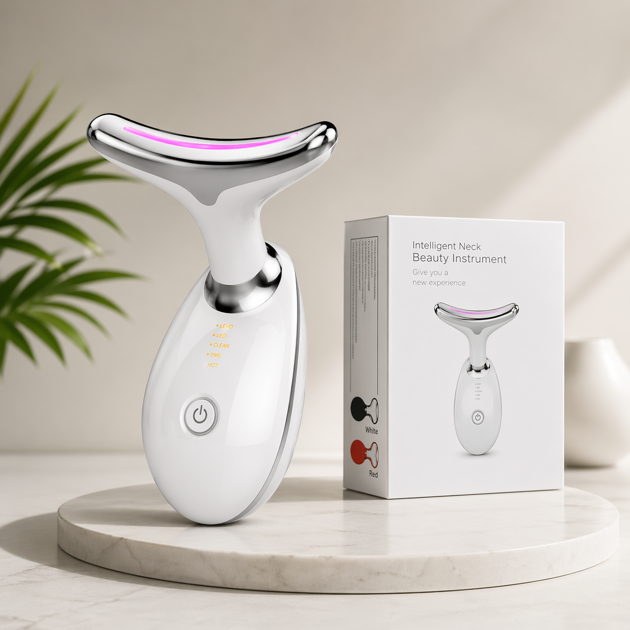 SerumFacial + Masajedor facialCON LUZLED
